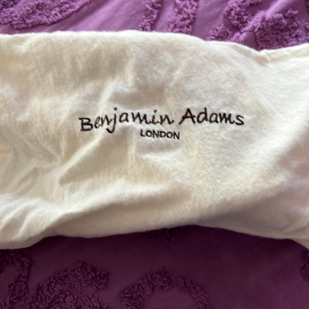 Benjamin Adams of London size 7 1/2 satin shoes special occasion (Wedding)